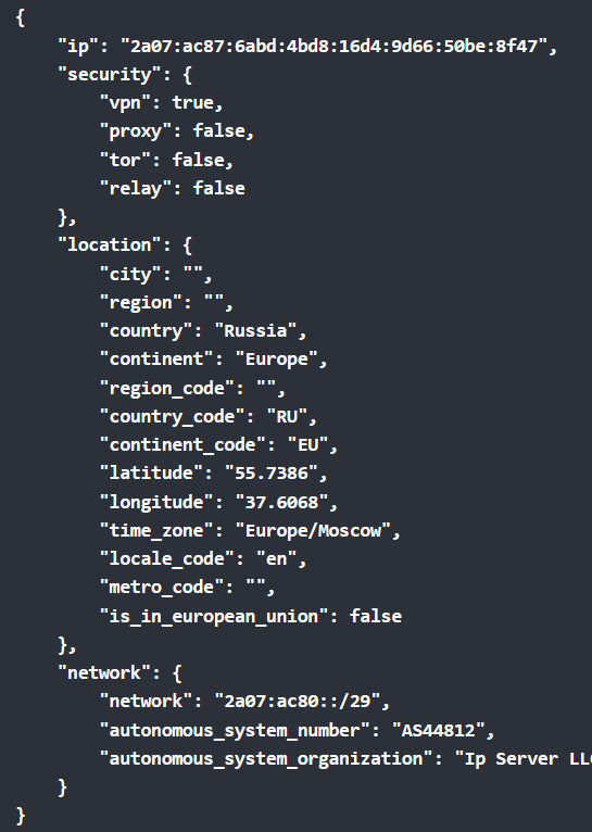 Кто ты AS44812 — IPSERVER-RU-NET Fiord